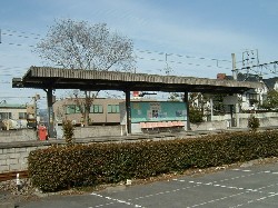 三俣駅のホーム